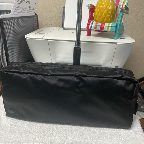 Authentic Prada Satin Toiletries Bag & Slippers - Picture 4 of 14